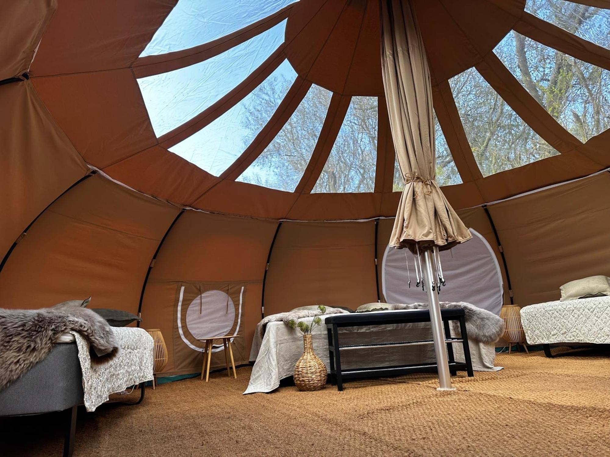 Romantik Luxus Glamping 2 Idestrup Exterior foto