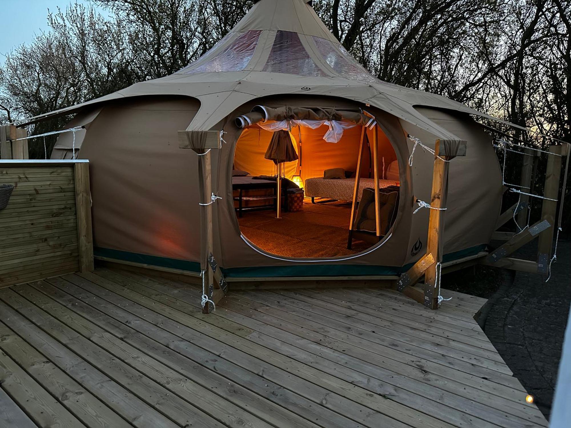 Romantik Luxus Glamping 2 Idestrup Exterior foto